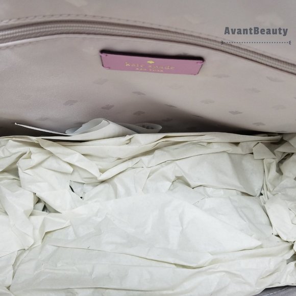 Kate Spade Kali Quartz Pink Large Tote Leather New - Picture 15 of 15